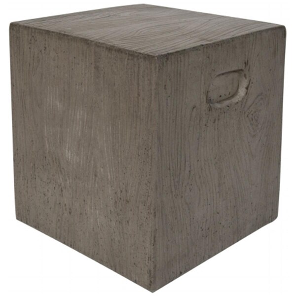 Safavieh Cube Concrete Accent Table- Dark Grey - 16.5 x 14.9 x 14.9 in. VNN1003A - main
